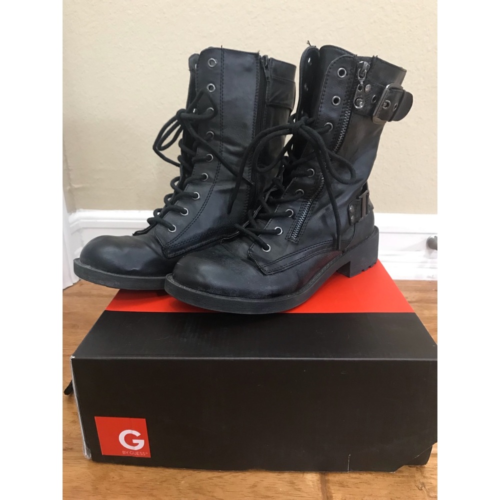 Black Moto Boots